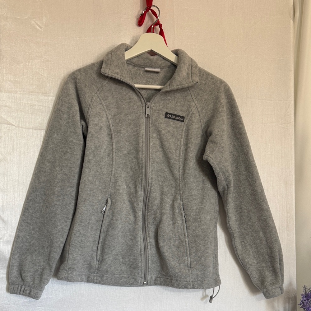 Columbia Kids Heather Gray Fleece Jacket